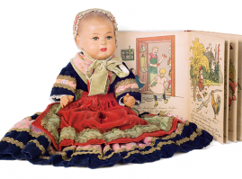 Doll made by the French company SNF, from the 1930s