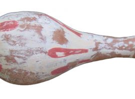 Clay piriform rattle